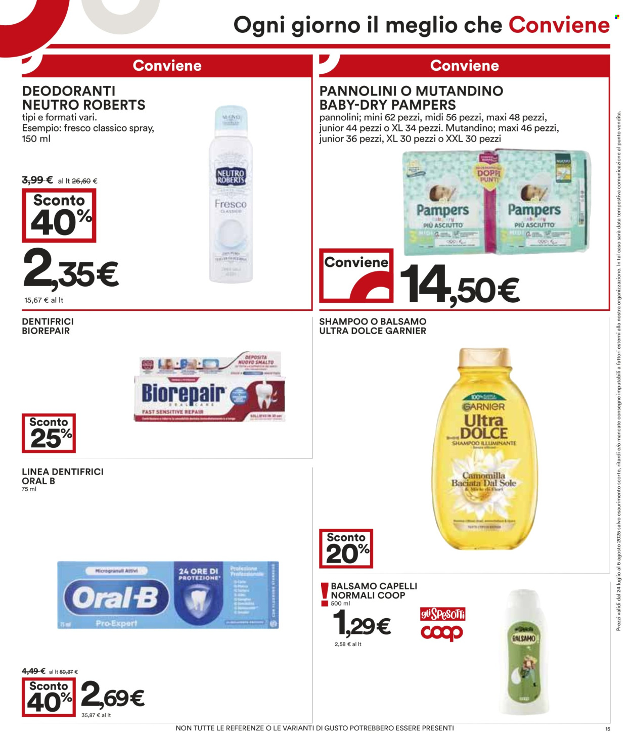 Volantino Coop - 24/7/2025 - 6/8/2025. Pagina 15