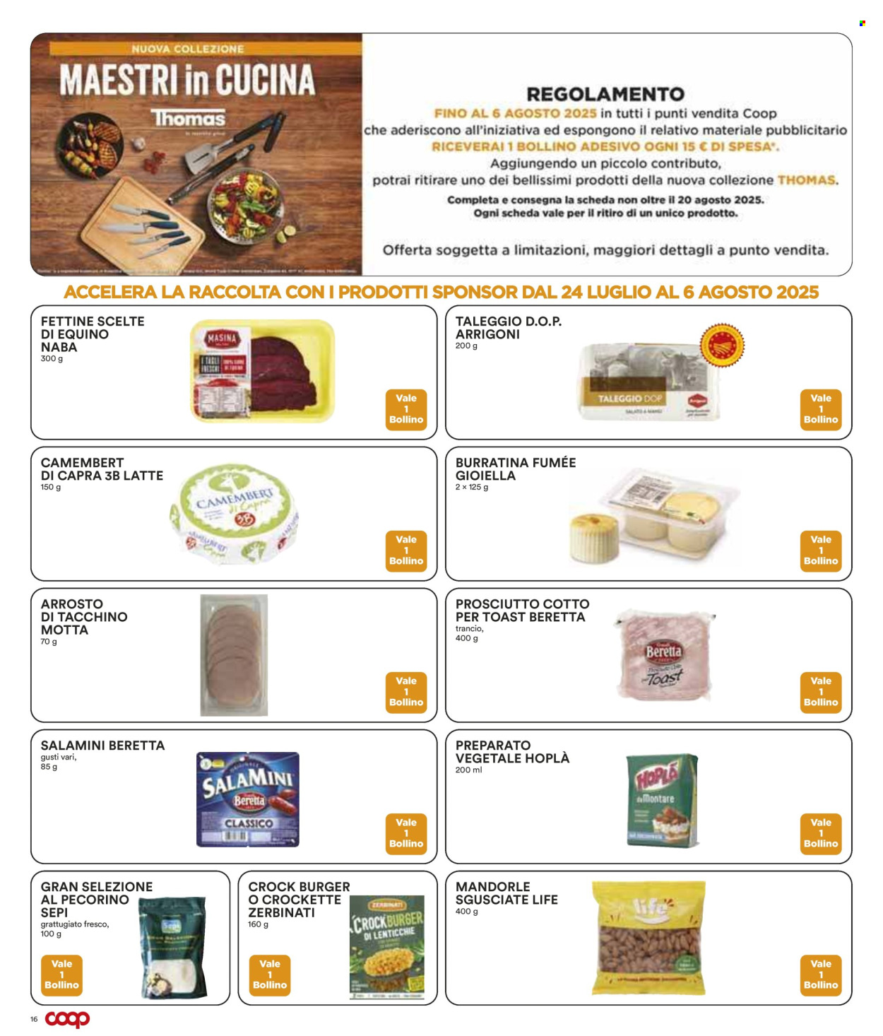 Volantino Coop - 24/7/2025 - 6/8/2025. Pagina 16