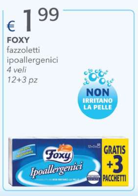 FOXY fazzoletti ipoallergenici