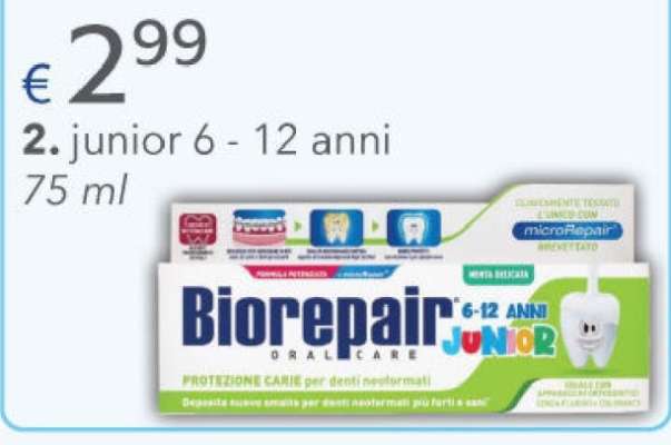 Biorepair Junior 6-12 anni