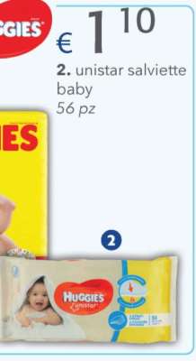 Huggies unistar salviette baby
