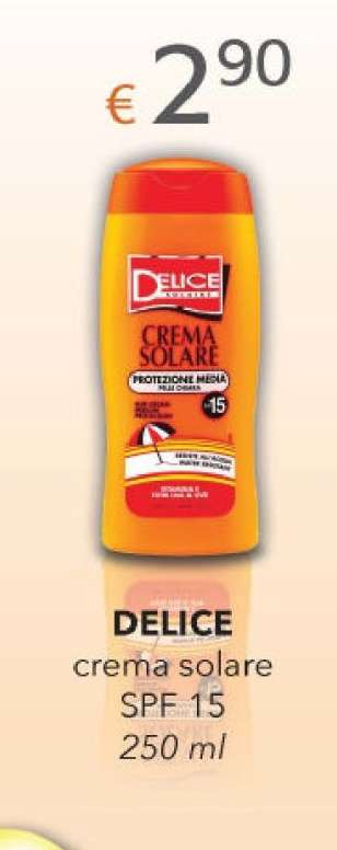 DELICE crema solare