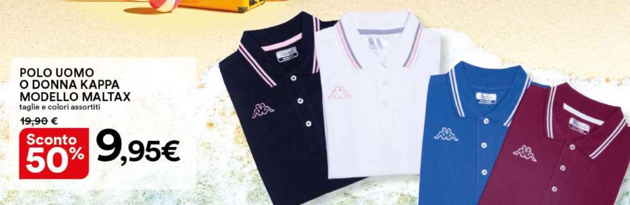 POLO UOMO O DONNA KAPPA MODELLO MALTAX