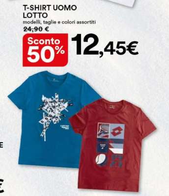 T-SHIRT UOMO LOTTO