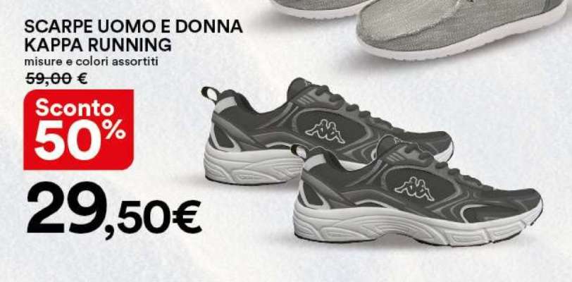 SCARPE UOMO E DONNA KAPPA RUNNING