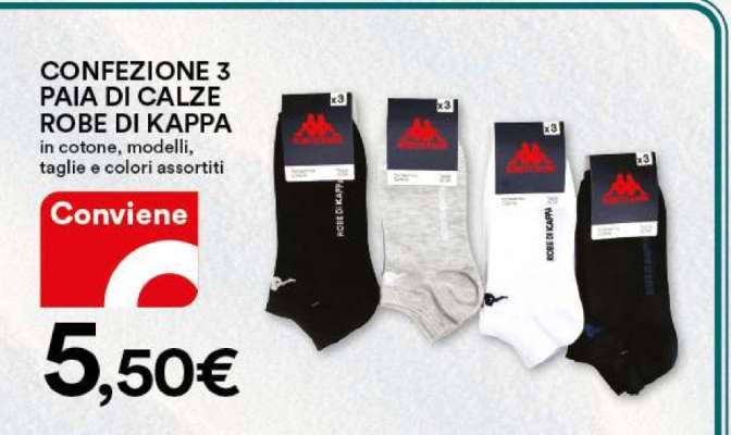Confezione 3 paia di calze Robe di Kappa