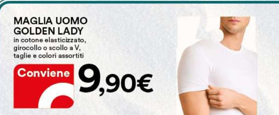 MAGLIA UOMO GOLDEN LADY