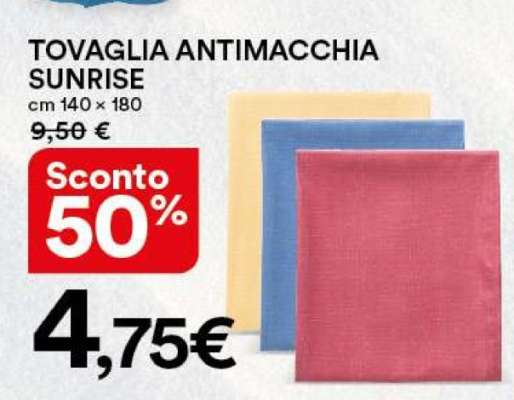 TOVAGLIA ANTIMACCHIA SUNRISE