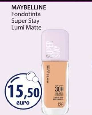 MAYBELLINE Fondotinta Super Stay Lumi Matte