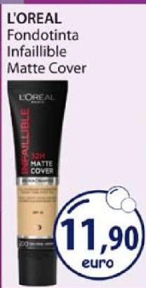 L'OREAL Fondotinta Infaillible Matte Cover