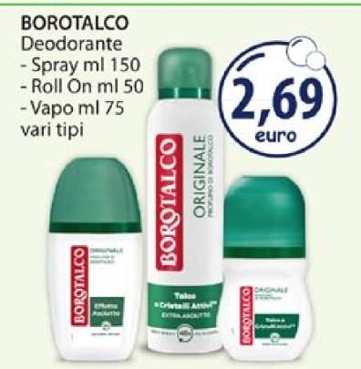 BOROTALCO Deodorante