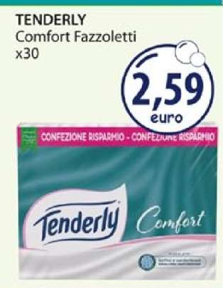 TENDERLY Comfort Fazzoletti x30