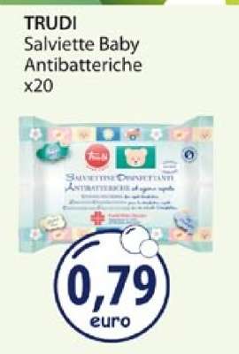 TRUDI Salviette Baby Antibatteriche x20