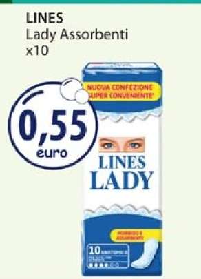 LINES Lady Assorbenti x10