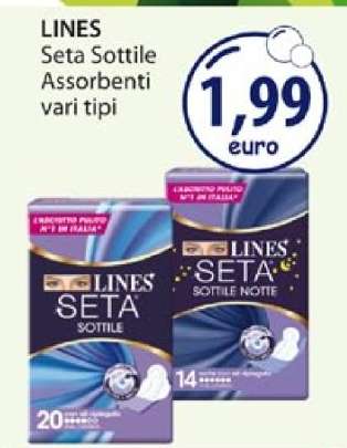 LINES Seta Sottile Assorbenti
