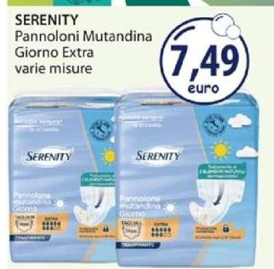 SERENITY Pannoloni Mutandina Giorno Extra