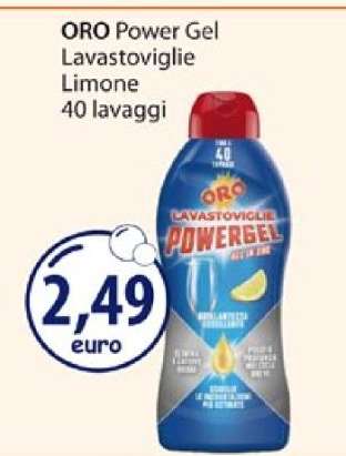 ORO Power Gel Lavastoviglie Limone