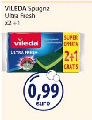 VILEDA Spugna Ultra Fresh x2 +1