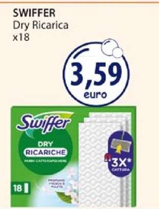 SWIFFER Dry Ricarica x18