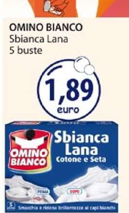 OMINO BIANCO Sbianca Lana