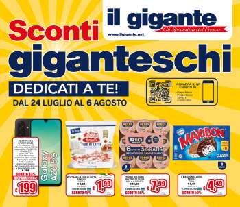 Volantino Il Gigante - 24/7/2025 - 6/8/2025.