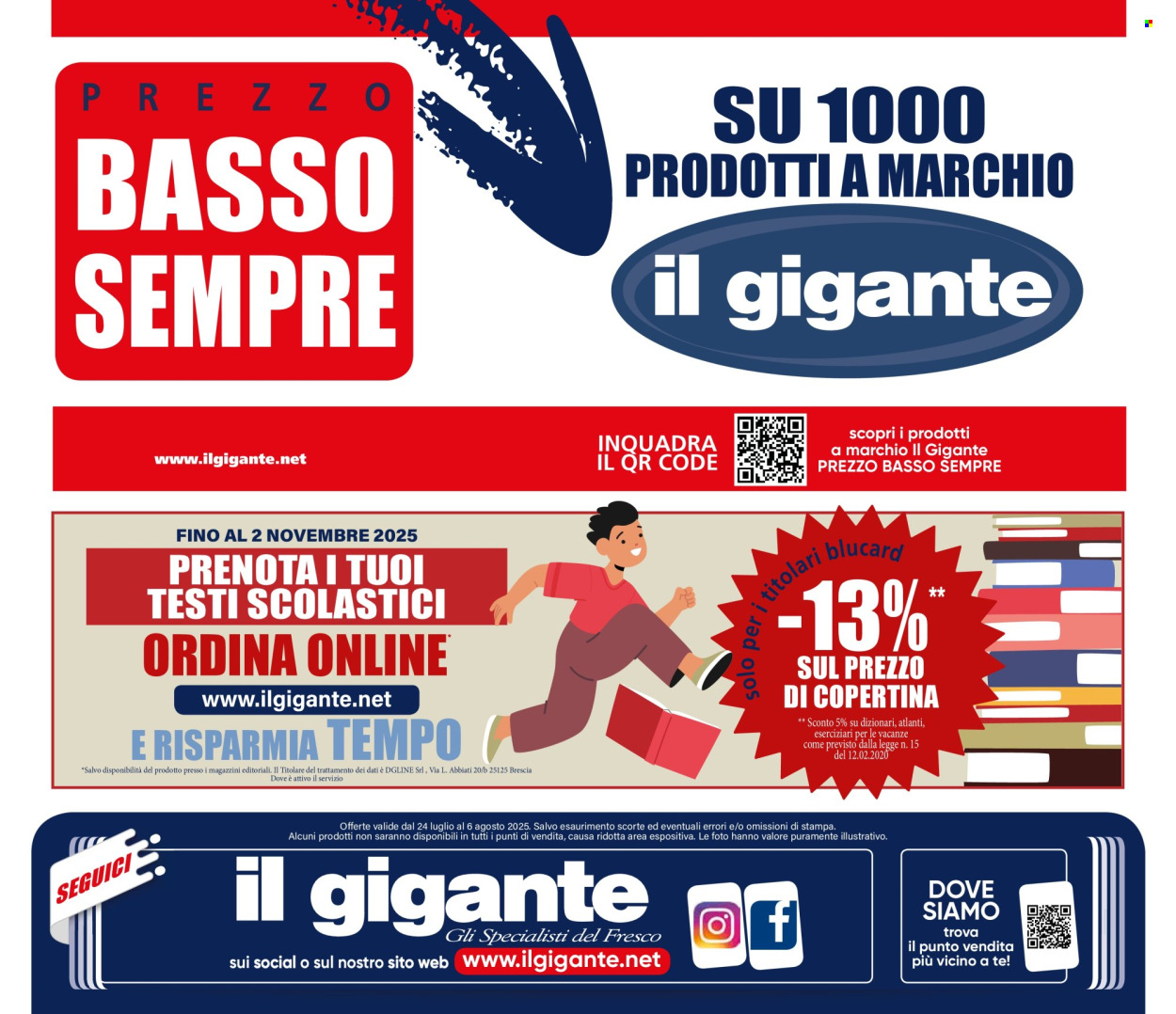 Volantino Il Gigante - 24/7/2025 - 6/8/2025. Pagina 42