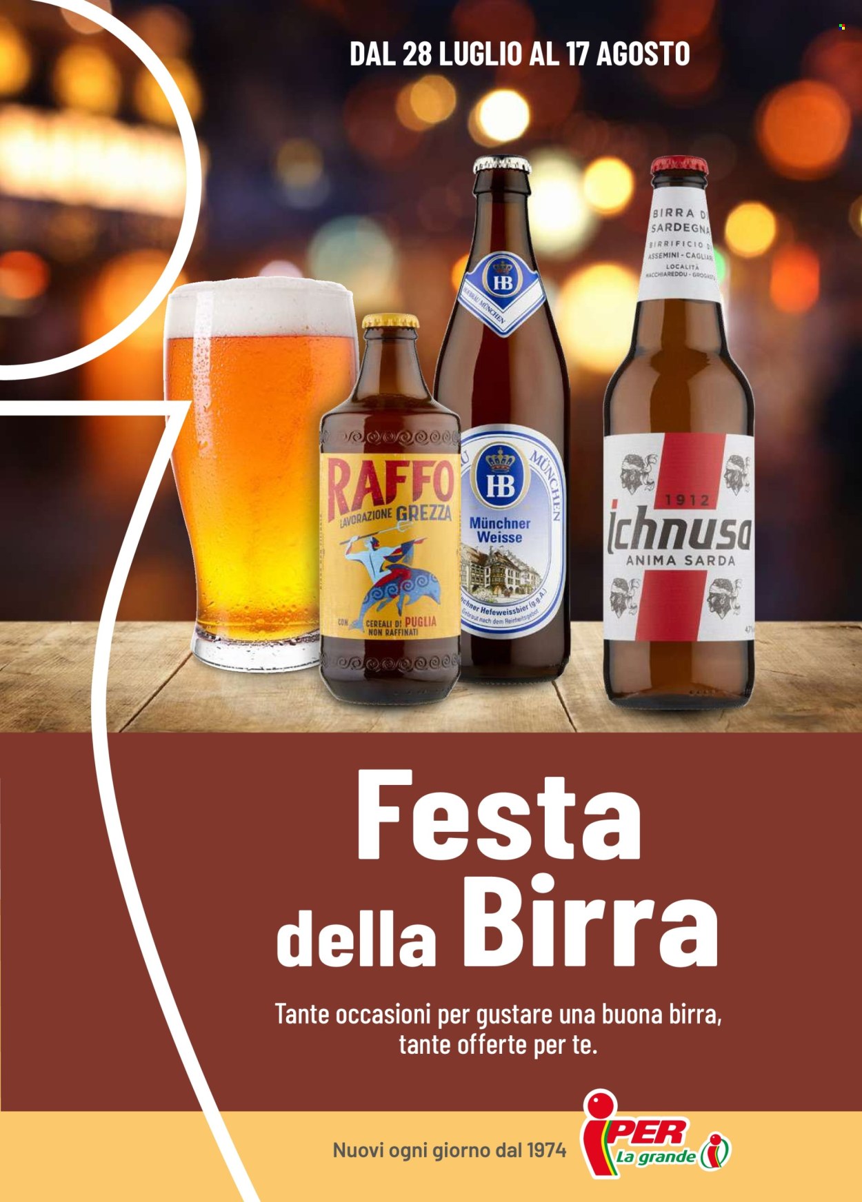 Volantino Iper, La grande i - 28/7/2025 - 17/8/2025. Pagina 1