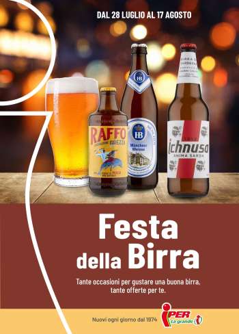 Volantino Iper, La grande i - 28/7/2025 - 17/8/2025.