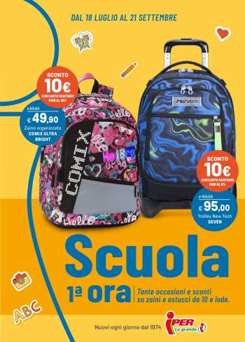 Volantino Iper, La grande i - 18/7/2025 - 21/9/2025.