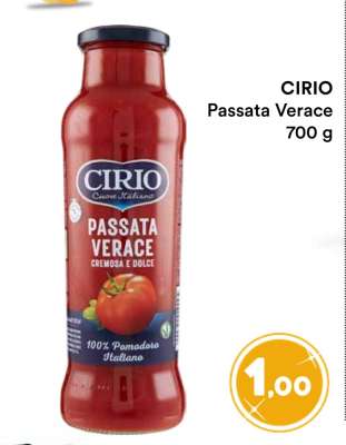 CIRIO PASSATA VERACE