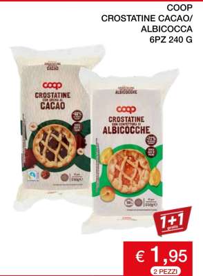 COOP Crostatine Cacao/Albicocca