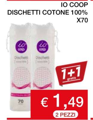 IO COOP DISCHETTI COTONE 100% X70