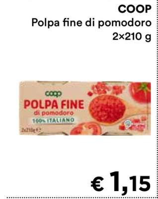 COOP Polpa fine di pomodoro