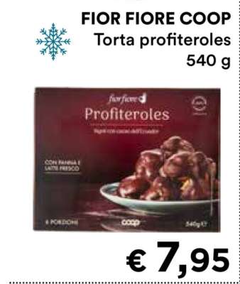 FIOR FIORE COOP Torta profiteroles