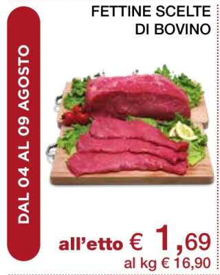 FETTINE SCELTE DI BOVINO