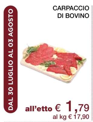 CARPACCIO DI BOVINO