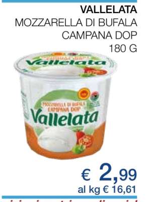 VALLELATA MOZZARELLA DI BUFALA CAMPANA DOP