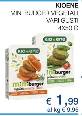 KIOENE MINI BURGER VEGETALI