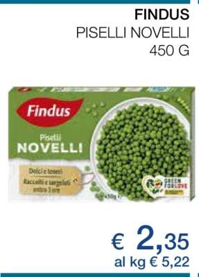 Findus Piselli Novelli