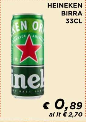 HEINEKEN BIRRA 33CL