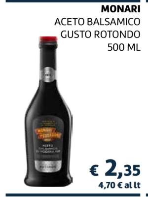 MONARI ACETO BALSAMICO GUSTO ROTONDO 500 ML