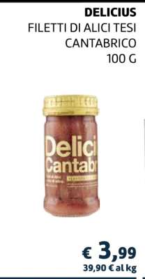 DELICIUS FILETTI DI ALICI TESI CANTABRICO