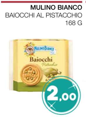 MULINO BIANCO Baiocchi al Pistacchio