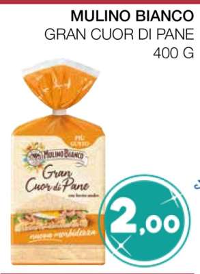 MULINO BIANCO Gran cuor di pane