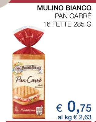 MULINO BIANCO Pan Carrè