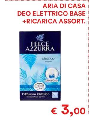 ARIA DI CASA DEO ELETTRICO BASE +RICARICA ASSORT.