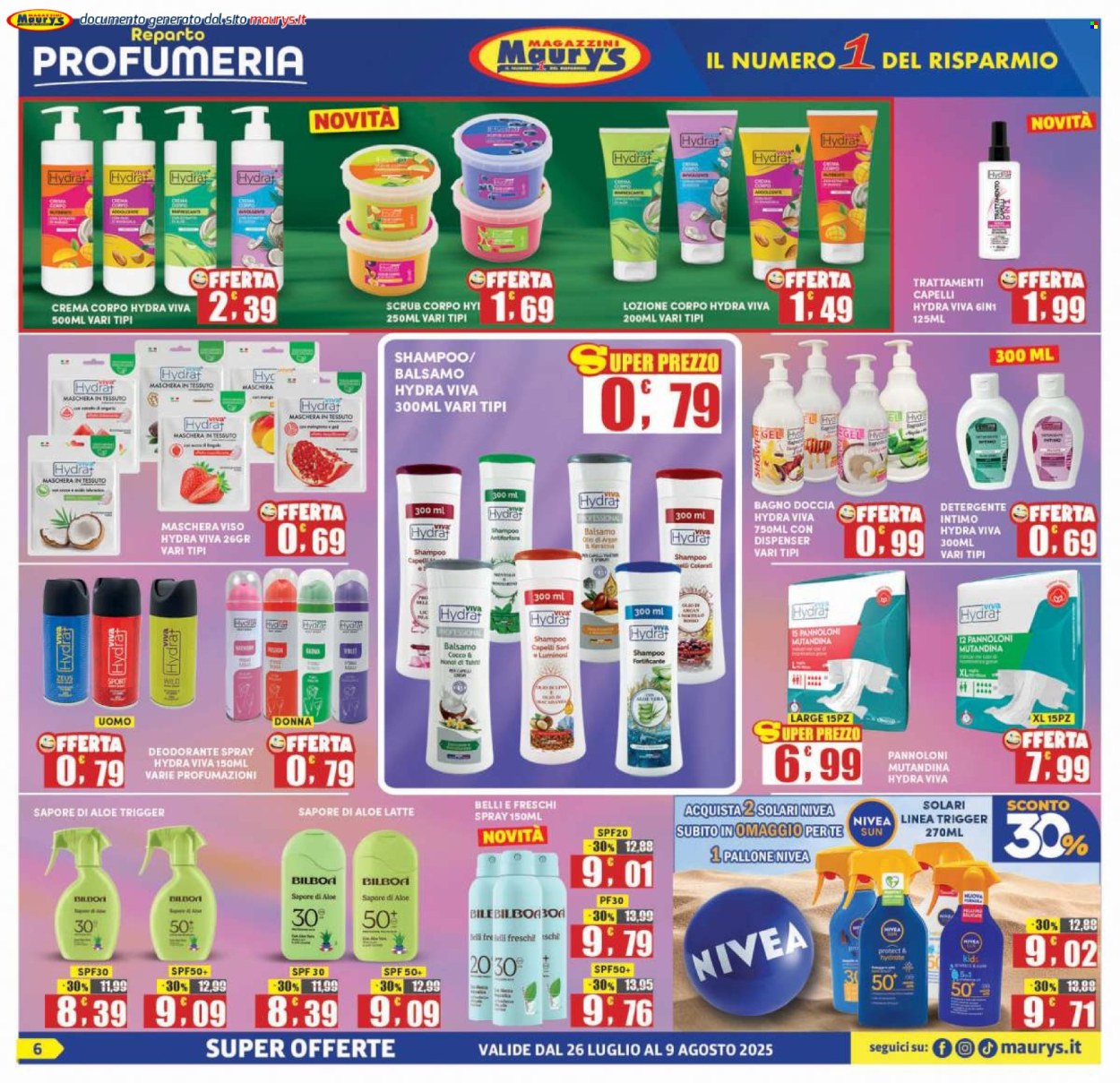 Volantino Maury's - 26/7/2025 - 9/8/2025. Pagina 6