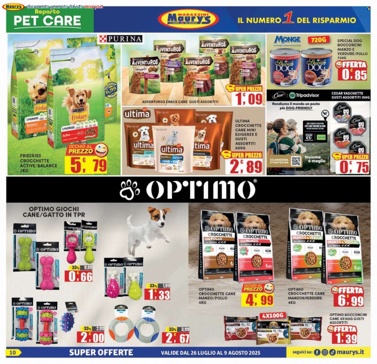 Volantino Maury's - 26/7/2025 - 9/8/2025. Pagina 10