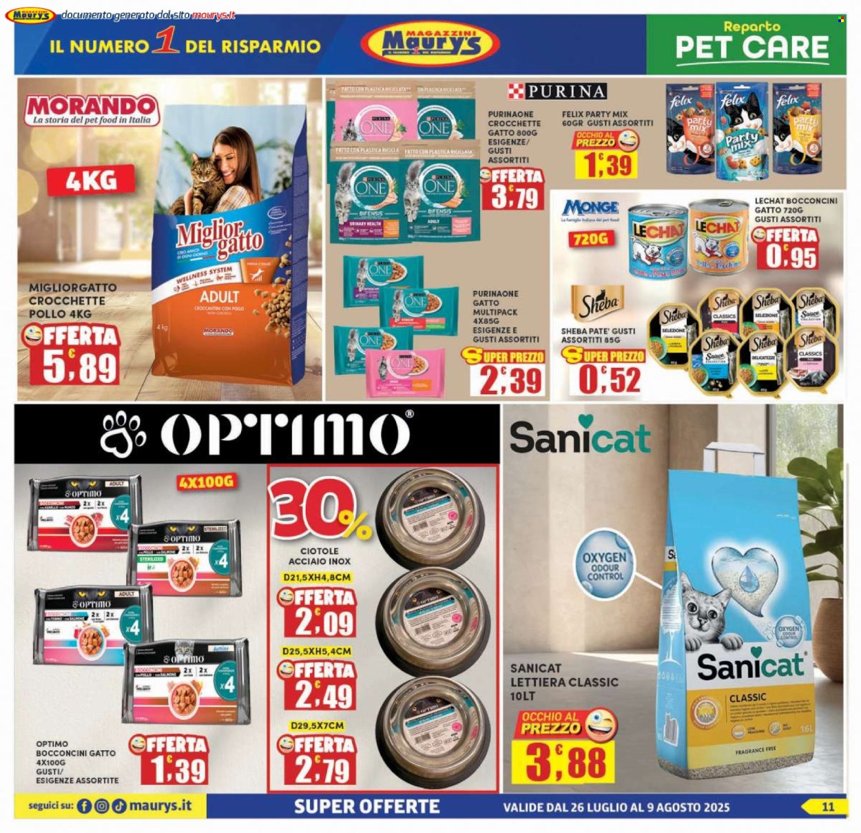 Volantino Maury's - 26/7/2025 - 9/8/2025. Pagina 11