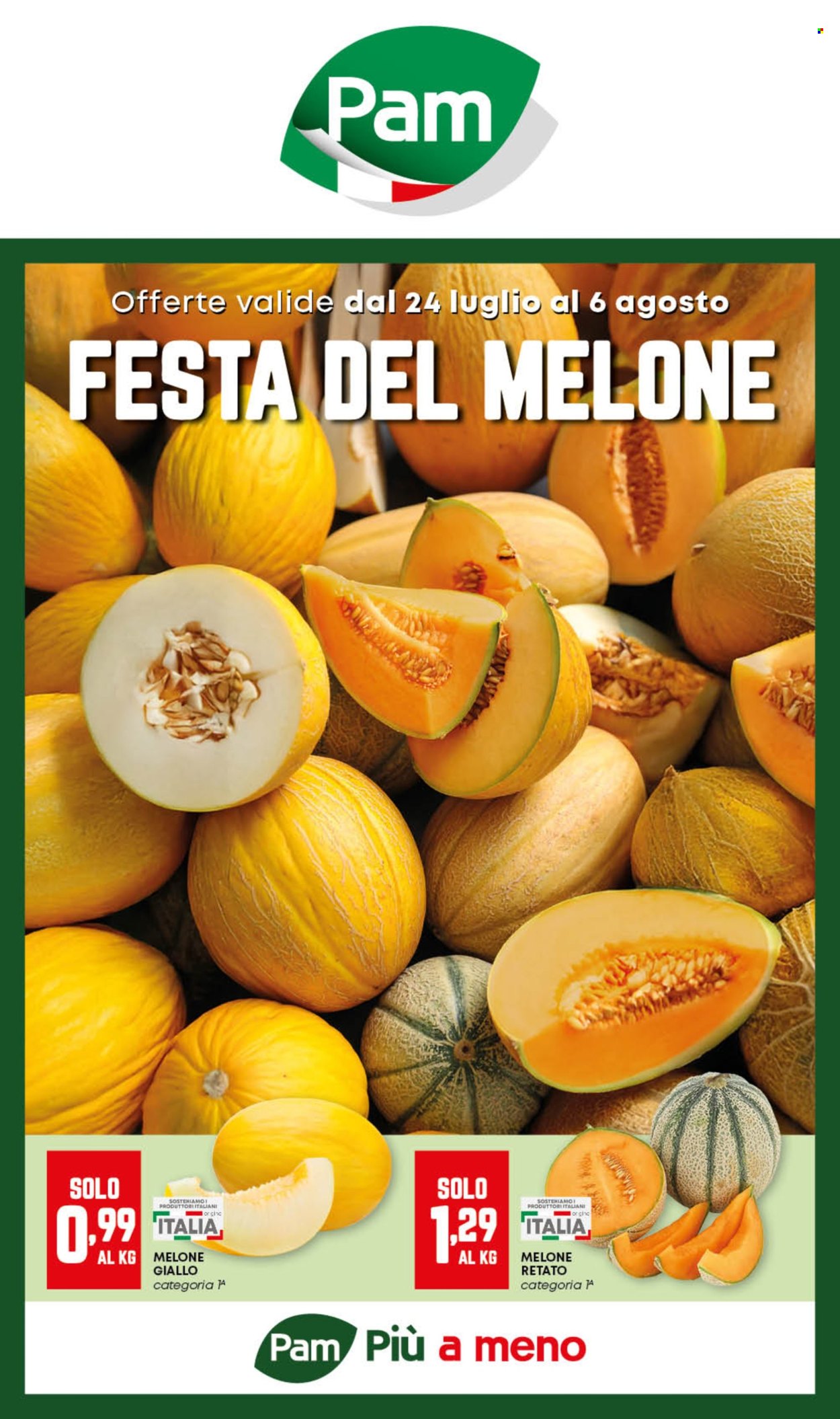 Volantino Pam Panorama - 24/7/2025 - 6/8/2025. Pagina 1